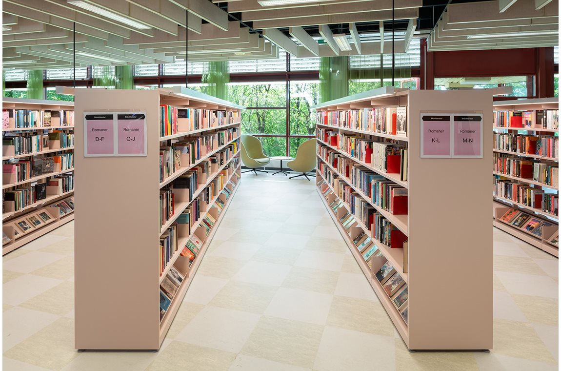 Bibliothèque municipale de Västra Frölunda, Suède - Bibliothèque municipale et BDP