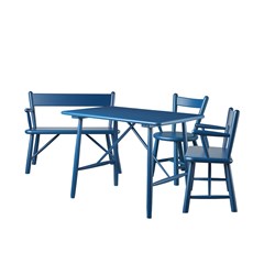 E1555 - Set with table, 2 chairs and bench