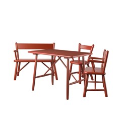 E1565 - Set med bord, 2 stolar och bänk