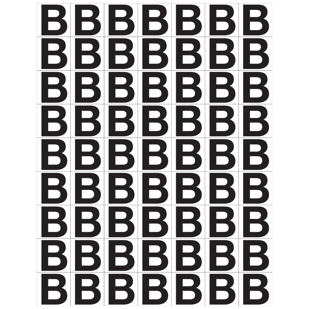 Letter Stickers, Single Letters