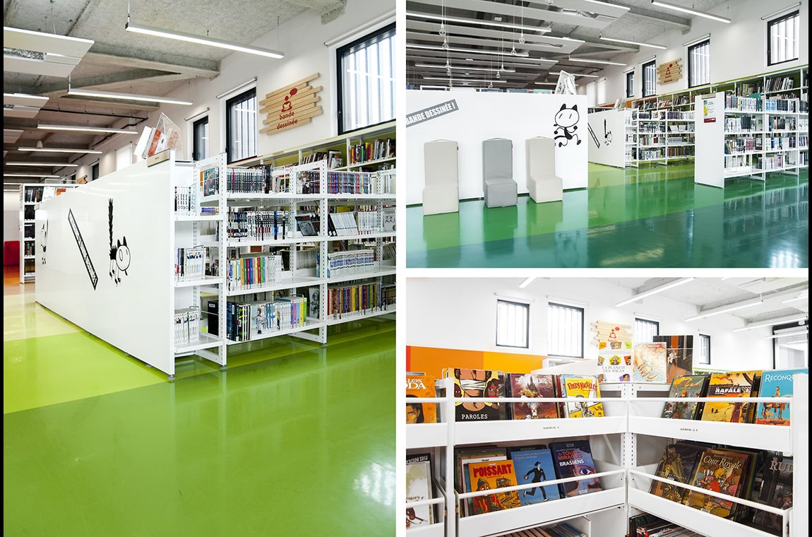 Angoulême bibliotek, Frankrike - Offentliga bibliotek