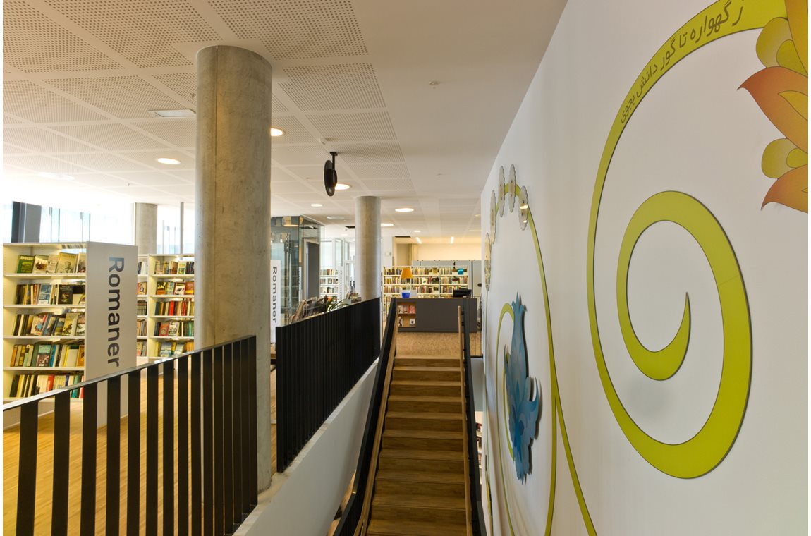 Bibliothèque municpale de Lørenskog, Norvège - Bibliothèque municipale et BDP