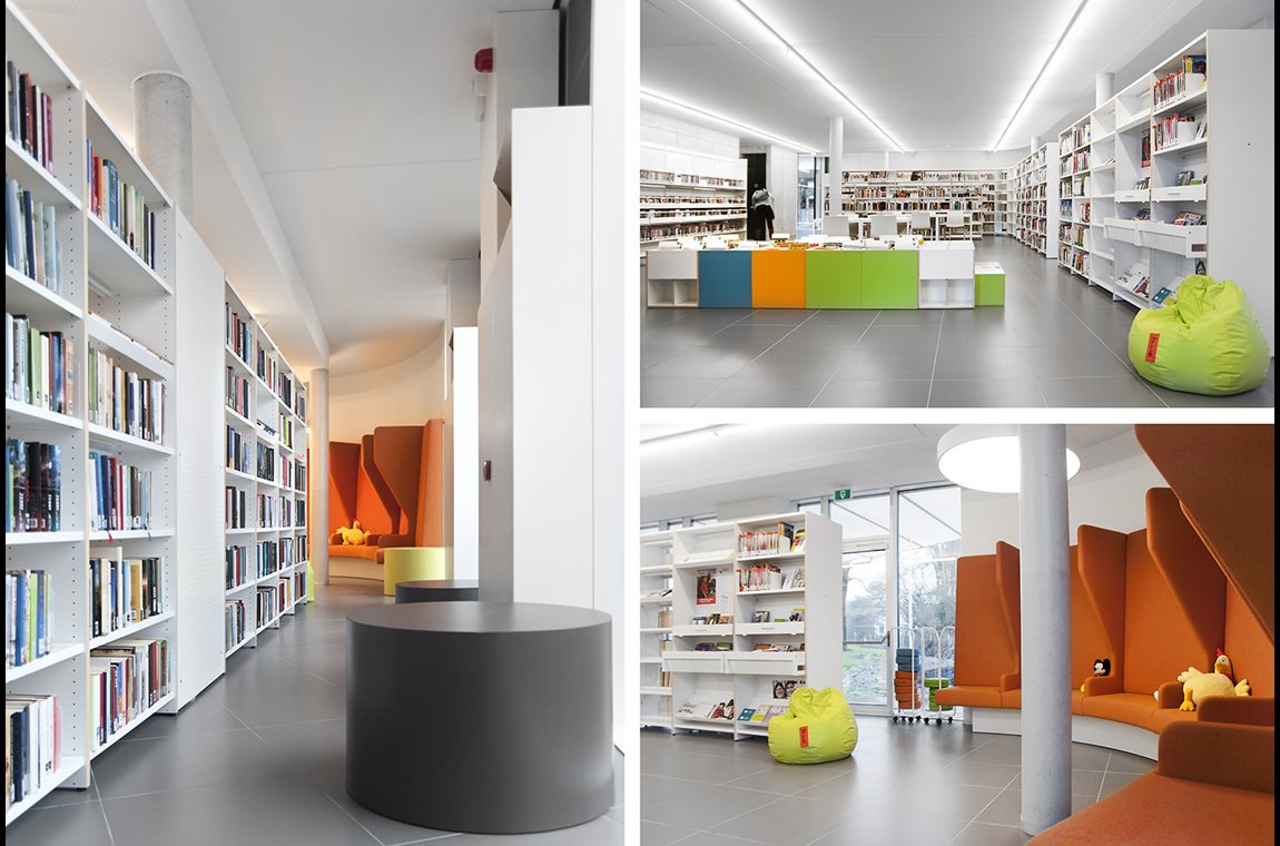 Bibliothèque municipale de Ternat, Belgique  - Bibliothèque municipale et BDP