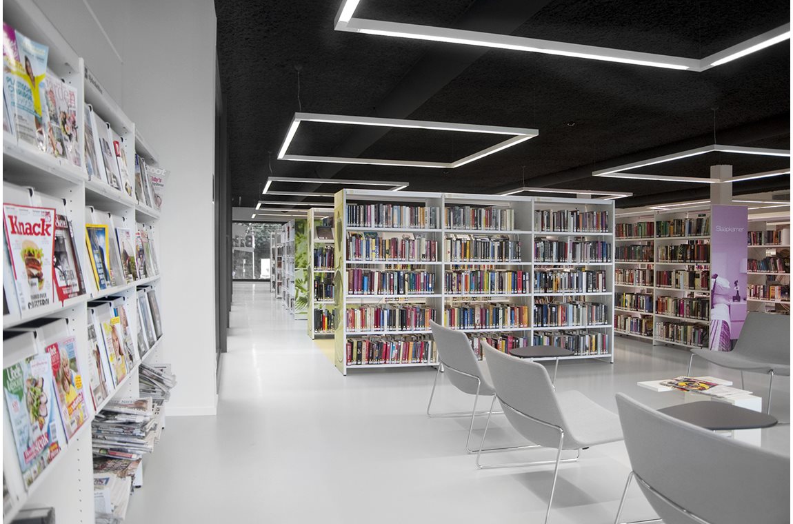 Affligem bibliotek, Belgien - Offentligt bibliotek