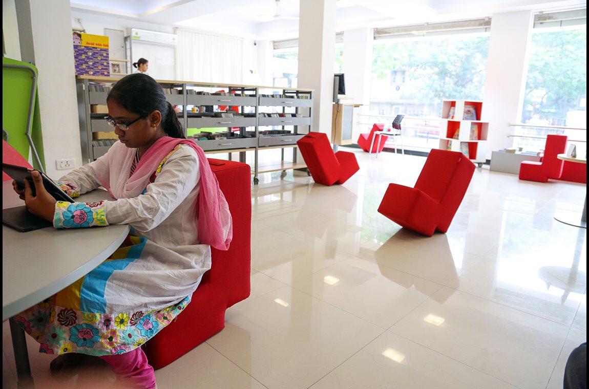 Hippocampus skolebibliotek, Chennai, Indien - Skolebibliotek
