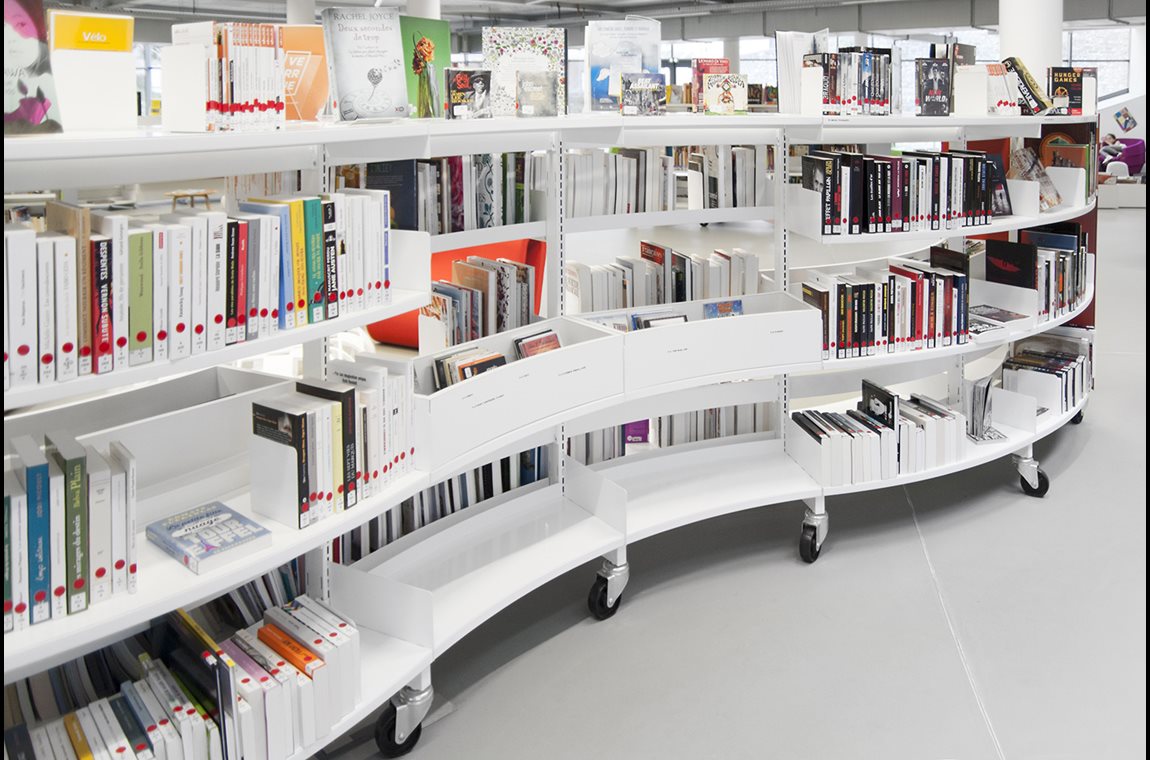 Openbare bibliotheek "Le Quai", Condé sur l'Escaut, Frankrijk - Openbare bibliotheek