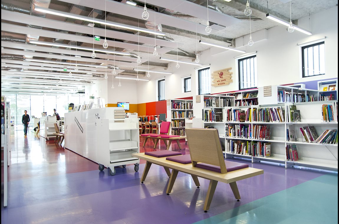 Angoulême Bibliotek, Frankrig - Offentligt bibliotek
