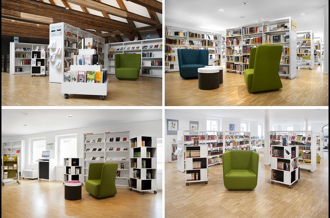 Dingolfing bibliotek, Tyskland - Offentligt bibliotek