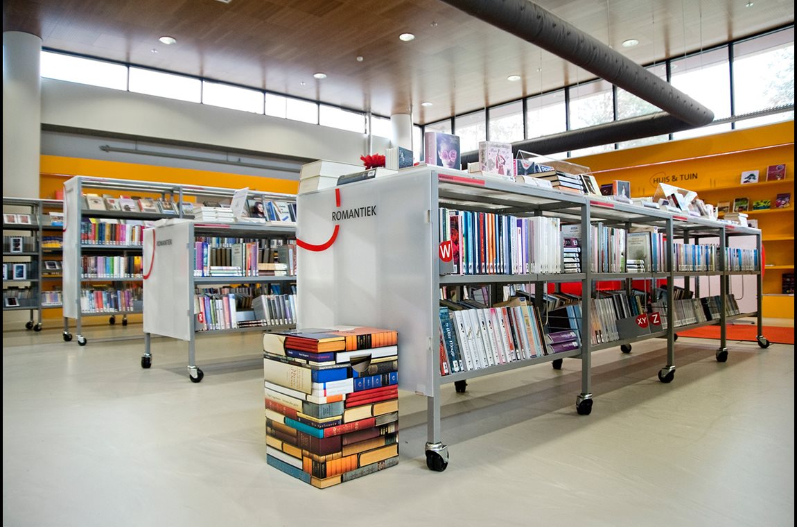 Bibliothèque municpale d'Heemskerk, Pays-Bas - Bibliothèque municipale et BDP
