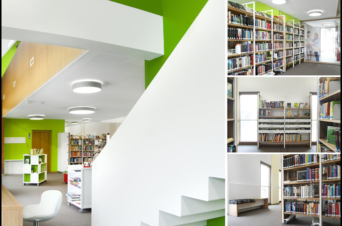 Bibliothèque municpale de Gammertingen, Allemagne - Bibliothèque municipale et BDP
