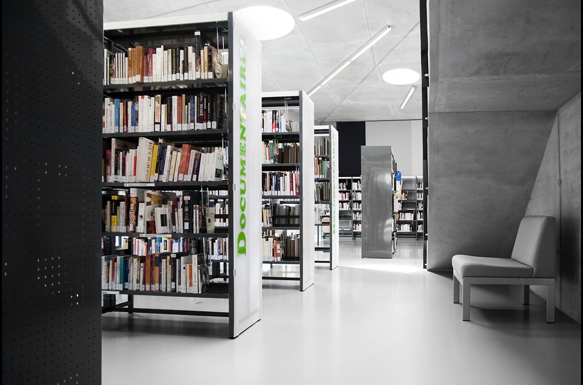 Ixelles bibliotek, Belgien - Offentligt bibliotek